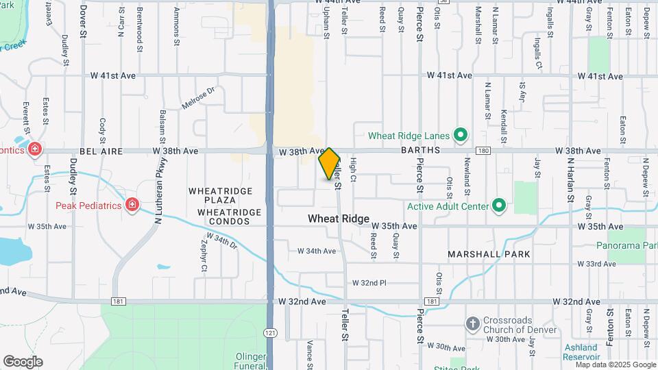 3659 Teller St Map and Location Details