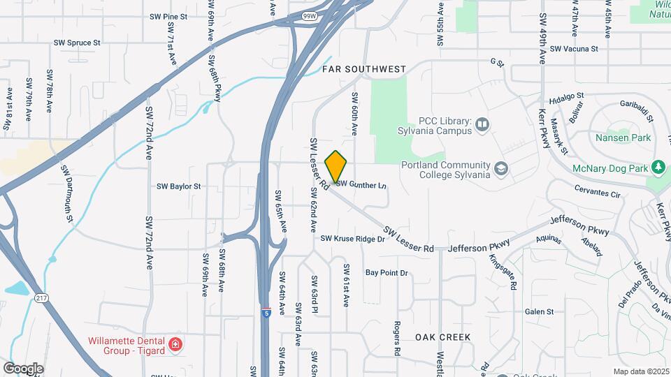 12424 SW Lesser Rd Map and Location Details