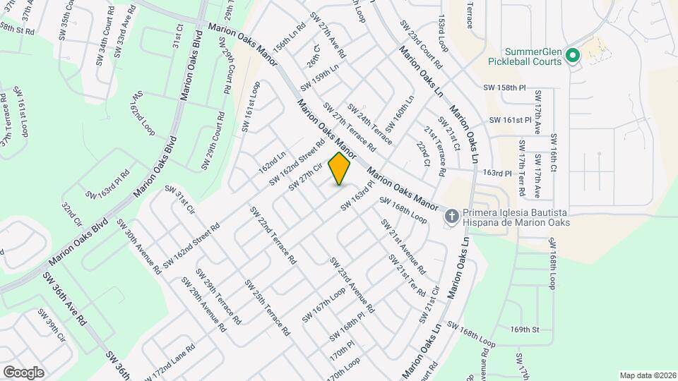 2574 SW 164th Street Rd Mapa y Detalles de la Ubicación