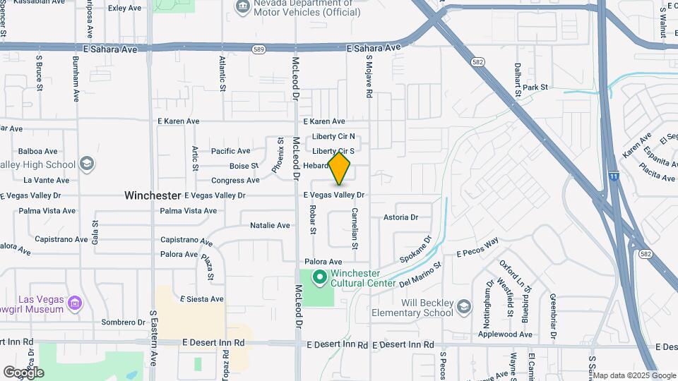 3112 E Vegas Valley Dr Map and Location Details