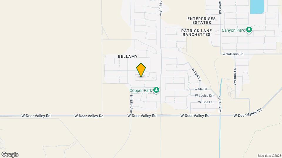 18436 W Carlota Ln Map and Location Details