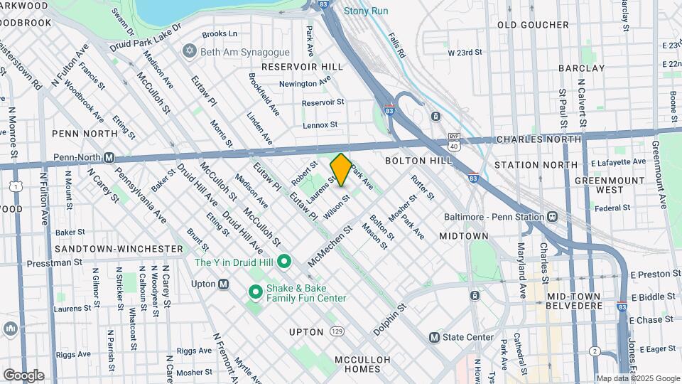 1710 Bolton St Mapa y Detalles de la Ubicación