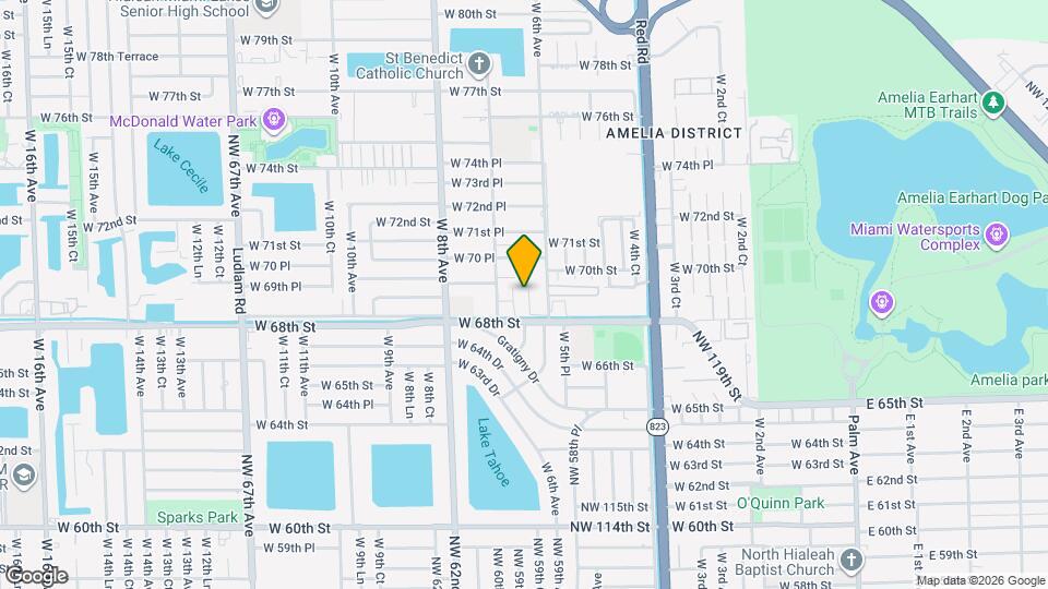 643 W 68th St Map and Location Details