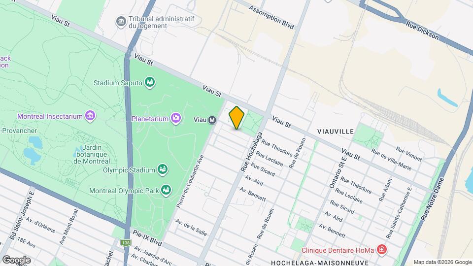 2600 Théodore Rue Map and Location Details