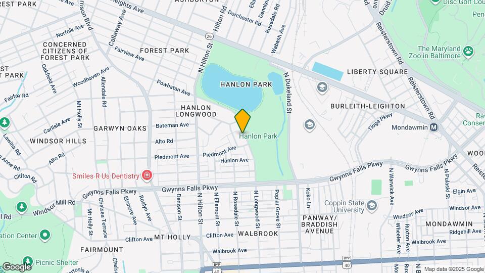 2716 N Longwood St Map and Location Details