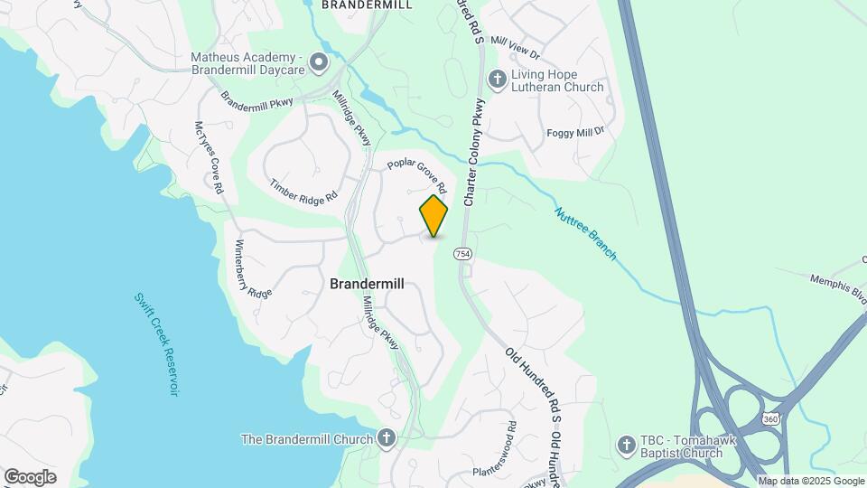 4203 Poplar Grove Terrace Map and Location Details