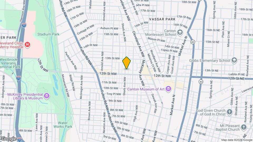 1212 Shorb Ave NW Map and Location Details