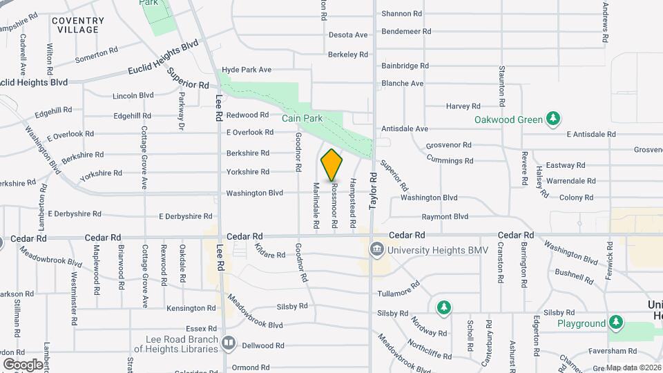 2060 Rossmoor Rd Map and Location Details