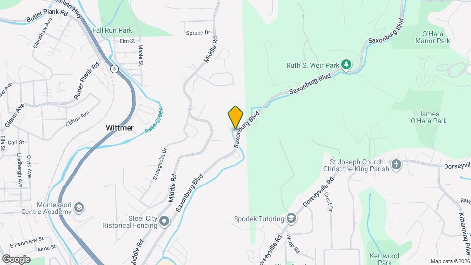 1055 Saxonburg Blvd, Unit 1 floor Mapa y Detalles de la Ubicación