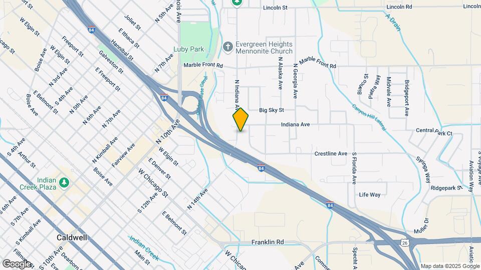 115 S Indiana Ave Map and Location Details
