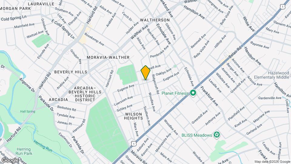 3819 Woodlea Ave, Unit Unit 1 Map and Location Details