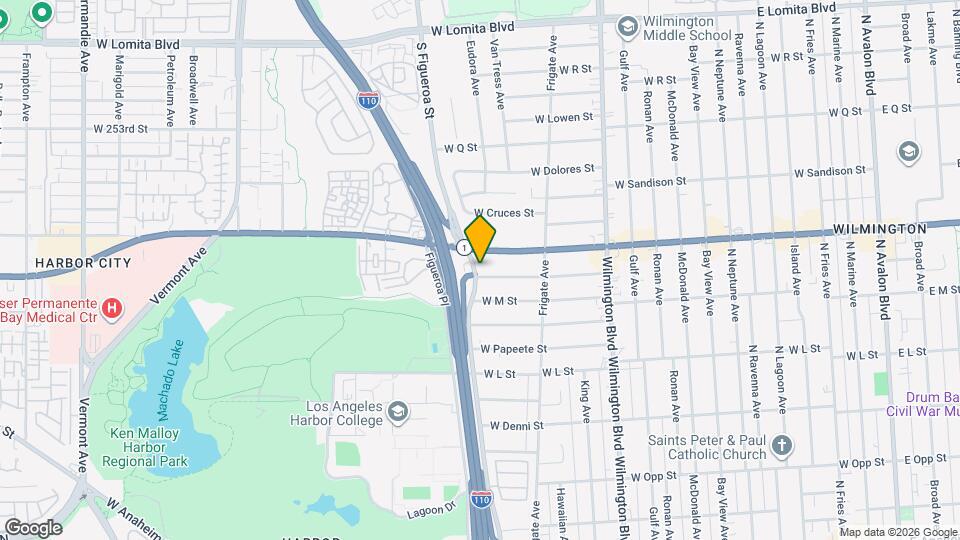 1323 W Mauretania St Map and Location Details