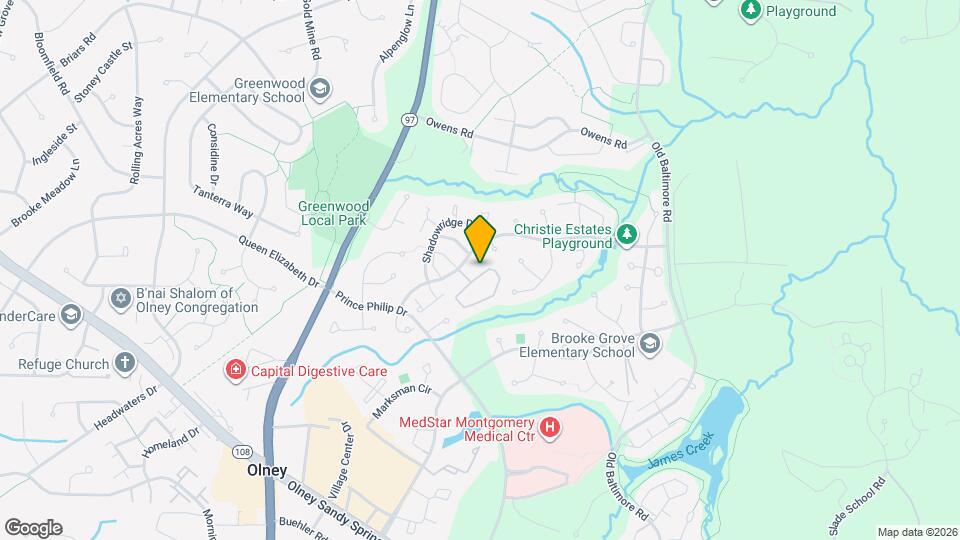 18502 Clovercrest Cir Map and Location Details