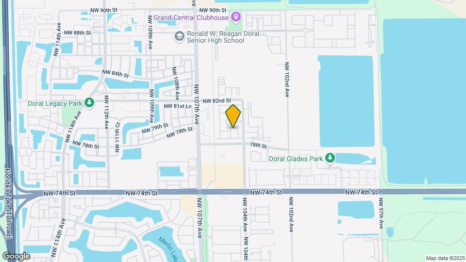 7877 NW 105th Ave, Unit D Map and Location Details