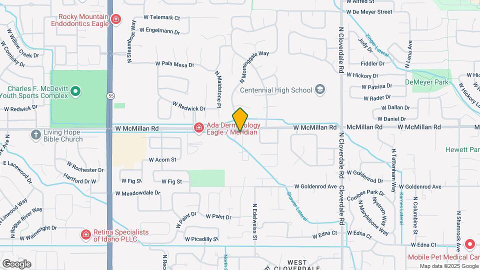 4790 N Morninggale Dr Map and Location Details
