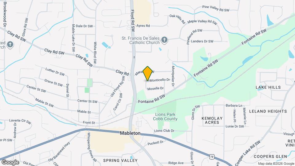 5362 Montezuma Dr Map and Location Details