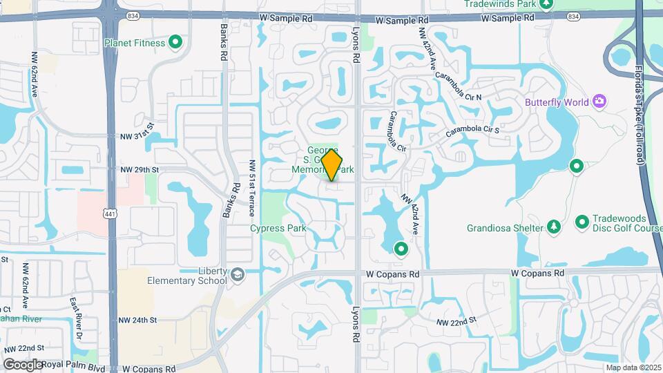 4709 NW 30th St Map and Location Details