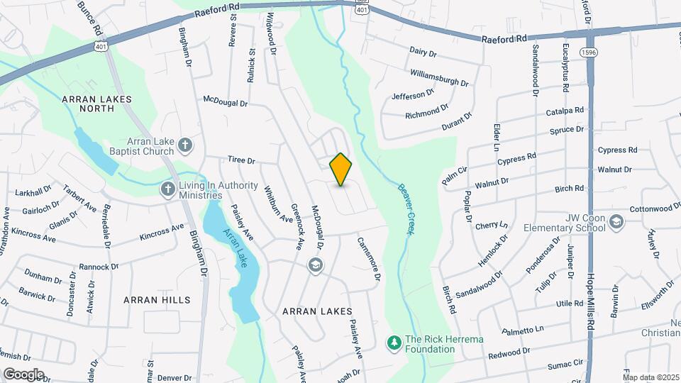 1410 Tangora Ln Map and Location Details