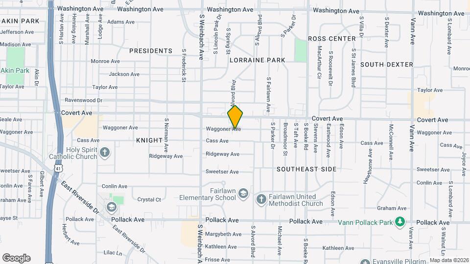 2101 Waggoner Ave Map and Location Details