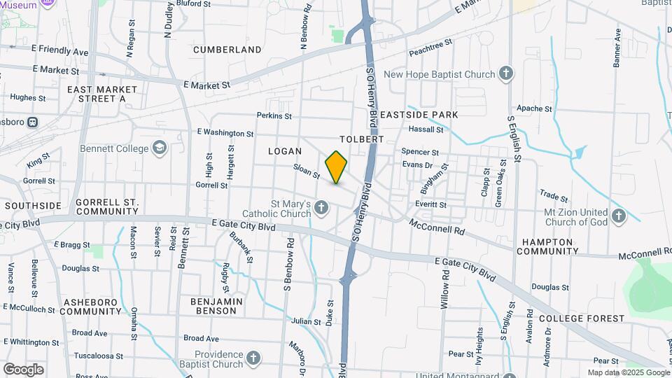 1514 Sloan St Map and Location Details