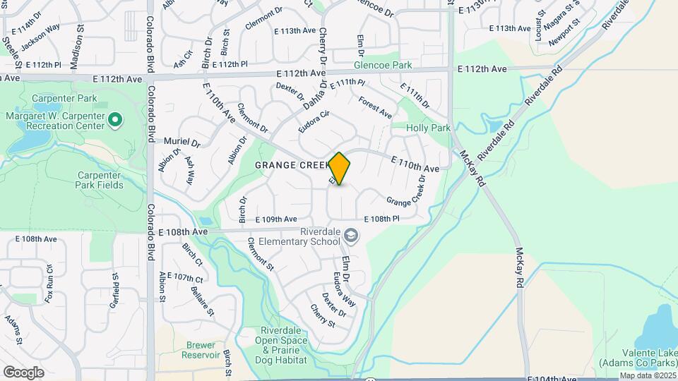 10895 Fairfax Way Map and Location Details