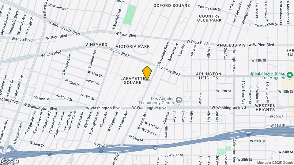 1731 Crenshaw Blvd Map and Location Details