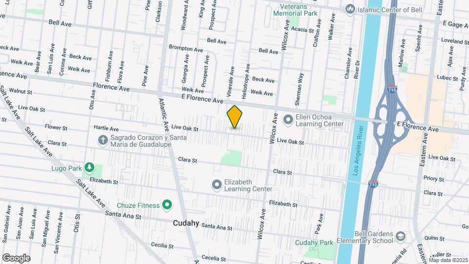 4823-4831 Live Oak St Mapa y Detalles de la Ubicación