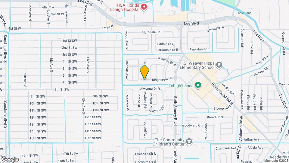 1802 Ridgecrest St Map and Location Details
