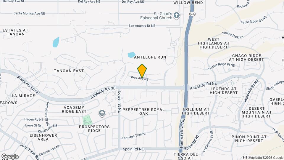 11908 Ibex Ave NE Map and Location Details