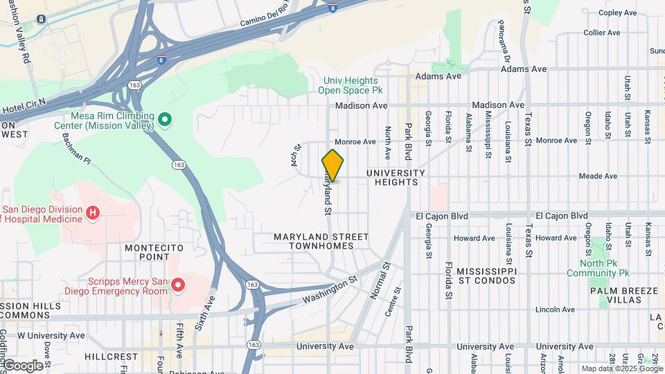 4373 Maryland St Map and Location Details
