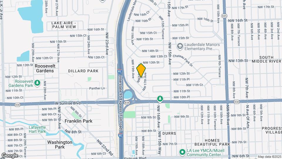 1134 NW 18th Ave Map and Location Details