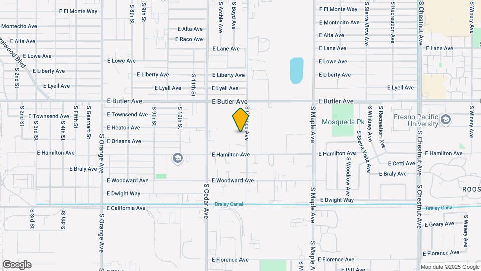 1620 S Chance Ave Map and Location Details