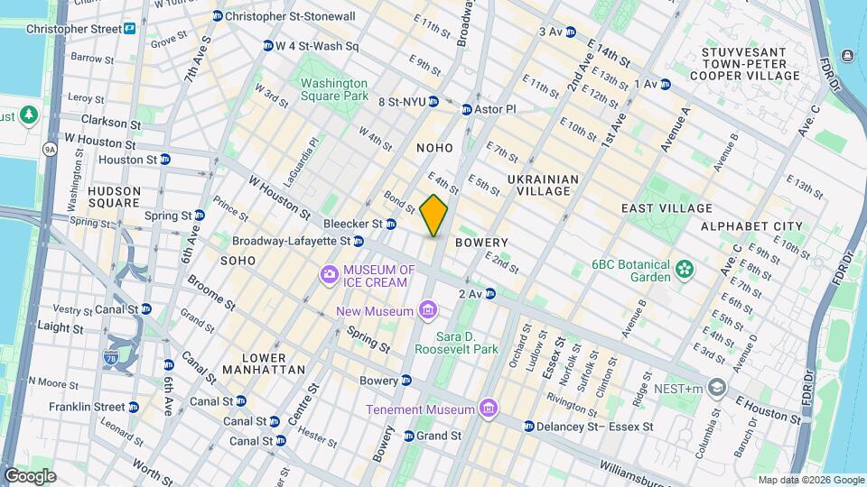 0 Bleecker St, Unit 3A Map and Location Details
