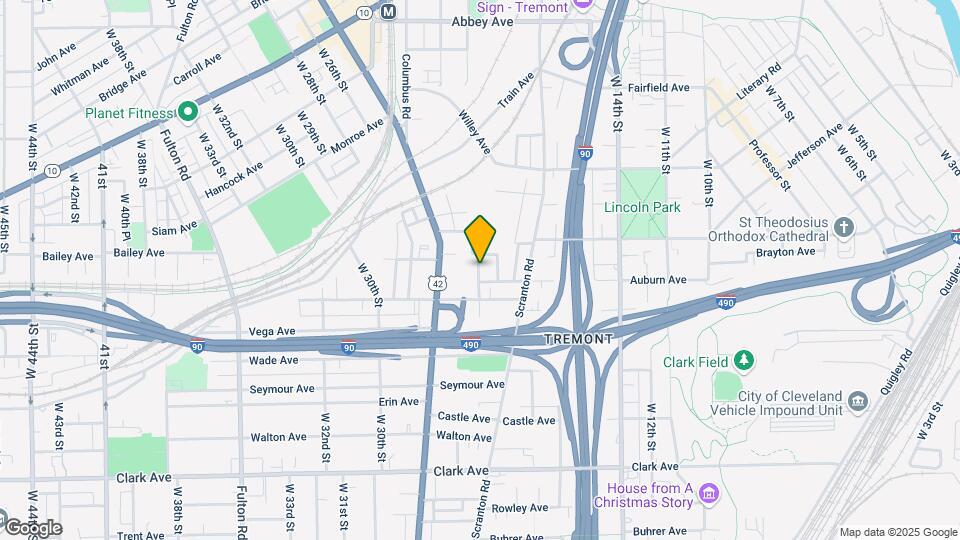 2637 W 19th St Map and Location Details