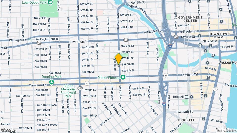 506 SW 8th Ave Map and Location Details