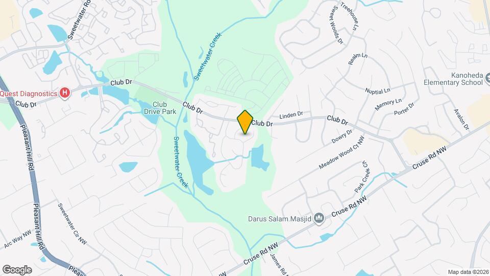 3195 Jorden Crest Ct NW Map and Location Details