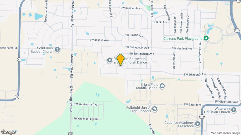 4612 SW Birmingham St Map and Location Details