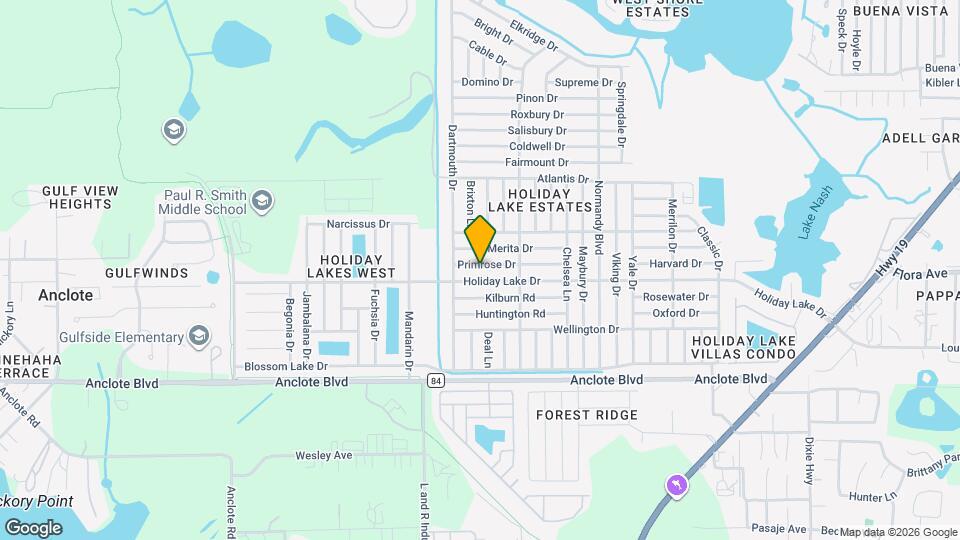 3054 Primrose Dr Map and Location Details