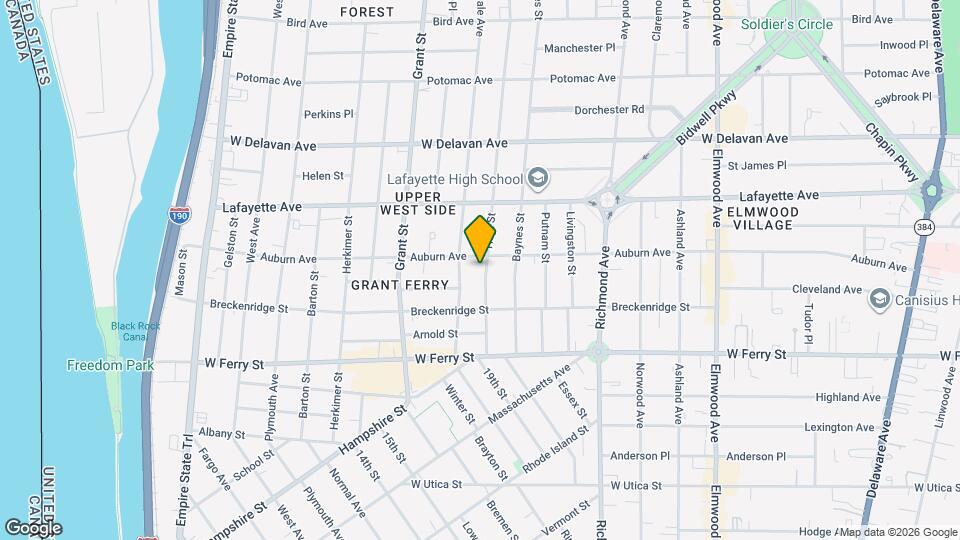 90 Hoyt St, Unit upper Mapa y Detalles de la Ubicación