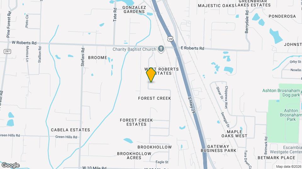 2552 Southern Oaks Dr Map and Location Details