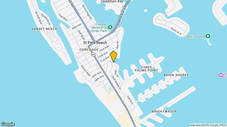 6901 Gulf Winds Dr Map and Location Details