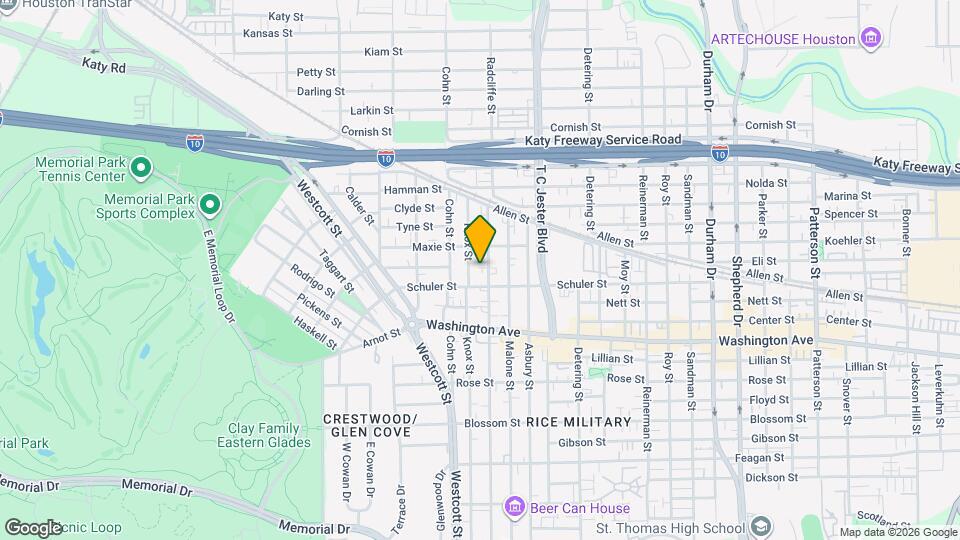 1315 Birdsall St Map and Location Details