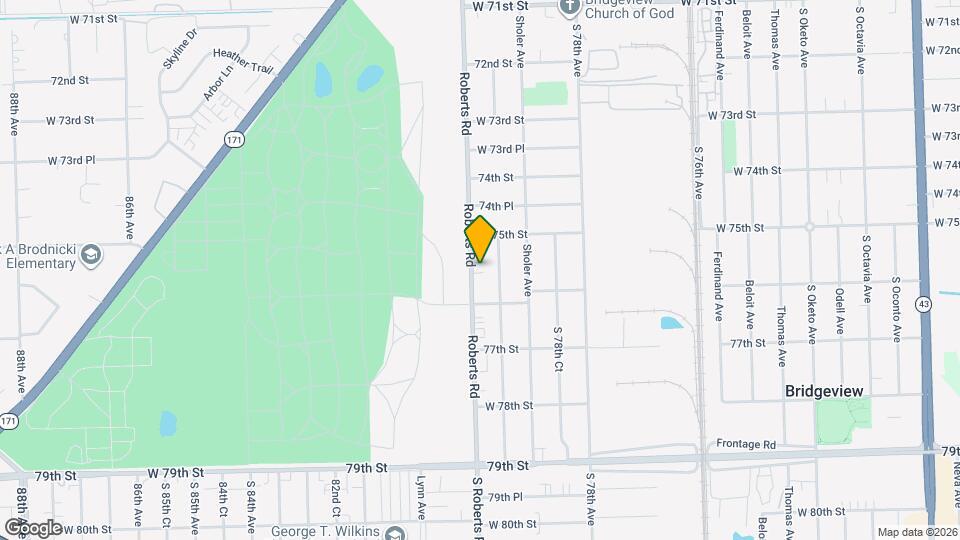 7541 Roberts Rd Map and Location Details