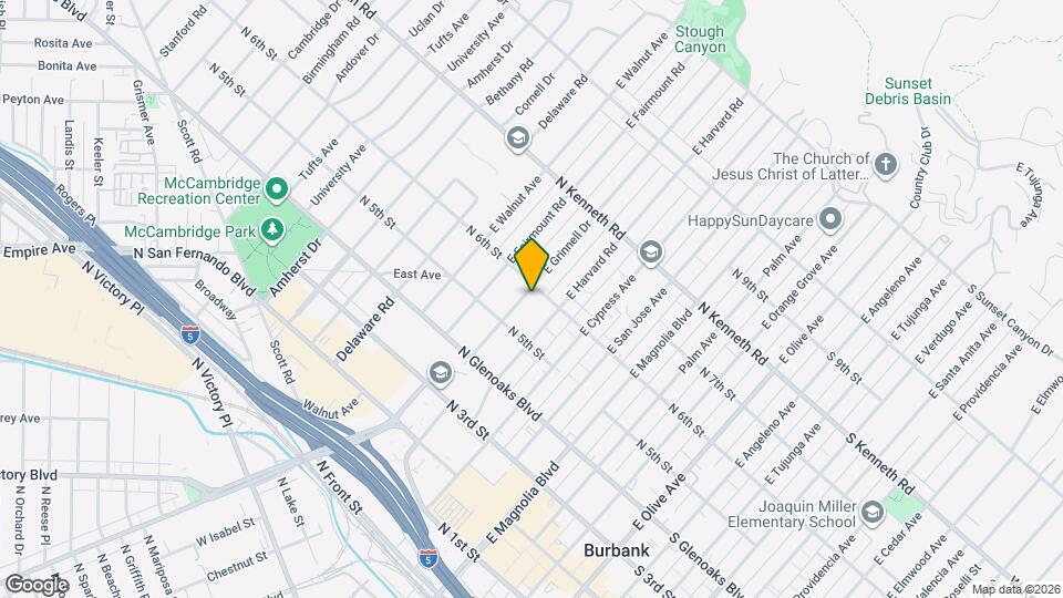 530 E Grinnell Dr Map and Location Details