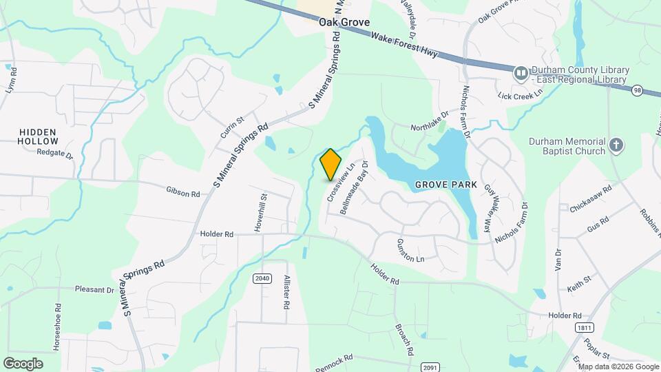 526 Crossview Ln Mapa y Detalles de la Ubicación