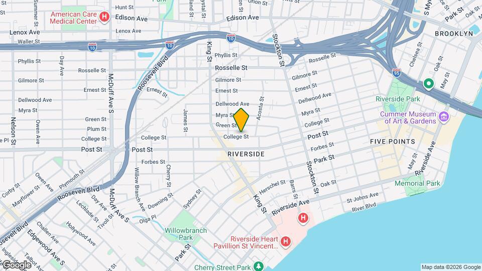 2655 College St Map and Location Details