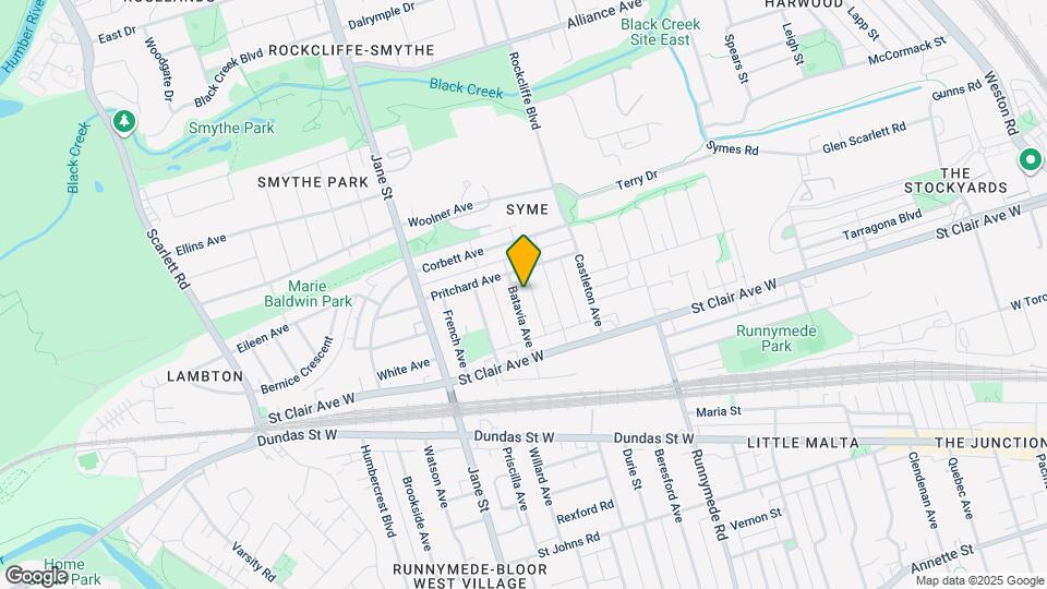 43 Batavia Ave Map and Location Details