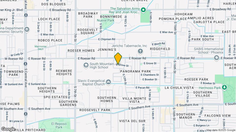 1019 E Grove St Map and Location Details