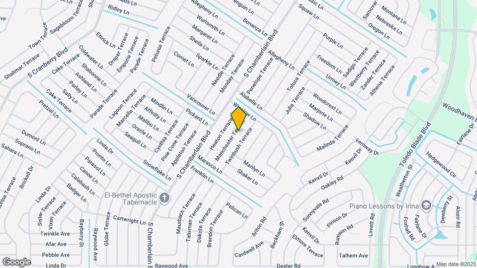 4114 Manchester Terrace Map and Location Details
