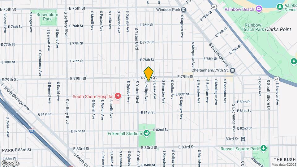 7919 S Phillips Ave Map and Location Details